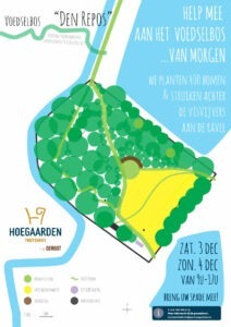 Plantweekend voedselbos Den Repos Hoegaarden @ Voedselbos Den Repos